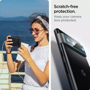 Osłona Aparatu Spigen Optik.Tr Camera Protector 2-Pac do Google Pixel 7 Bla