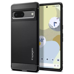 Etui na telefon Spigen Rugged Armor do Google Pixel 7 Matte Black