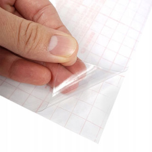 Folia Ochronna Transparentna Połyskowa Na Meble Okna Drzwi 100x50
