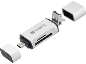 Sandberg Card Reader Usb-c+usb+microusb