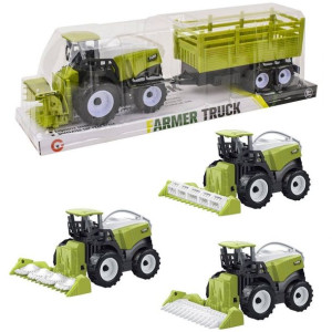 Mega Traktor Z Przyczepą Kombajn Maszyna Rolnicza