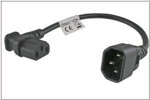 Microconnect Power Adapter C13 C14 Angled