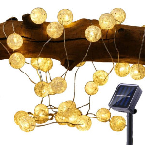 Girlanda Lampki Solarne Łańcuch 10m 60led