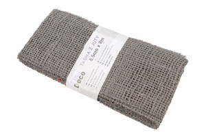 Szara Dekoracyjna Taśma Z Juty 8,5 Cm X 3 M