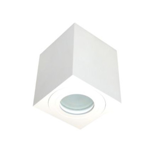 Oprawa sufitowa Sara White prostokąt aluminium IP54 80*95mm  BROLUX