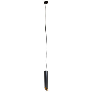 Oprawa sufitowa wisząca Valda Black GOLD GU10 aluminium 300mm BROLUX
