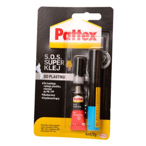 Pattex Super Klej Do Plastiku S.o.s. 2g + Aktywator W Długopisie 4ml