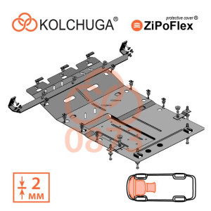 Stalowa osłona silnika Citroen Jumper/Fiat Ducato/Peugeot Boxer/Kolchuga®