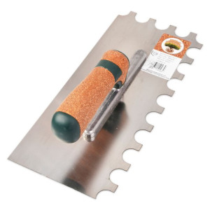 Paca Do Gipsu Olejnik Nierdzewna Ząb Półokrągły 280mm Rączka Korek