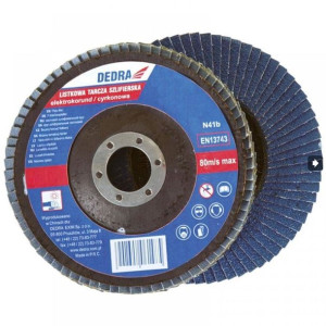 Dedra Tarcza Listkowa Szlifierska Cyrkonowa 125x22.2mm Gradacja 120 F26120