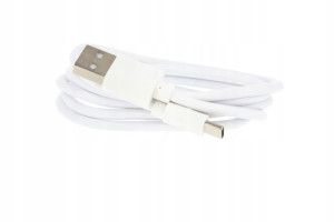 Biały Kabel Przewód Ładowarka Telefon Usb Typ C