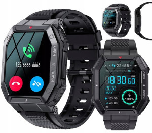 Wielofunkcyjny Smartwatch Męski Duży Militarny Rozmowy