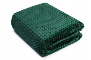 Koc 160x200 Mikrofibra Wytłaczana Zygzak Butelka