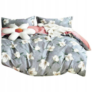 Pościel Satynowa 200x220 4 części Bawełna Aida