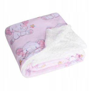 Kocyk Dzieciecy Dwustronny 80x100 Sherpa Milo 002