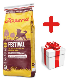 JOSERA Festival 15kg + niespodzianka dla psa GRATIS!