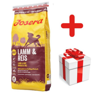 JOSERA Lamb & Rice 15kg + niespodzianka dla psa GRATIS!