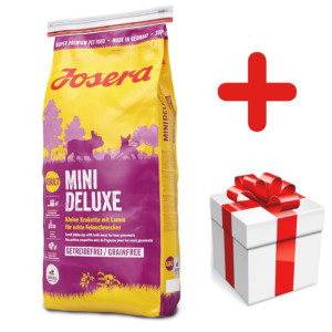JOSERA Mini Deluxe 15kg + niespodzianka dla psa GRATIS!