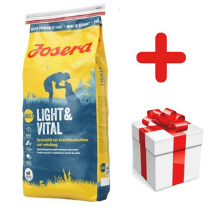 JOSERA Light & Vital 15kg + niespodzianka dla psa GRATIS!