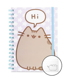 Pusheen Hi Bye Notes A5 na spirali