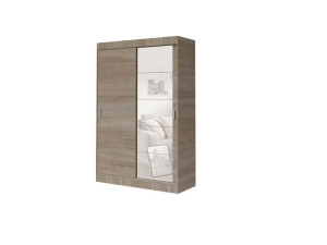 Szafa przesuwna 100cm + Lustro Multi5 | Trufla