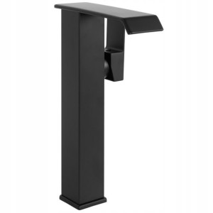 Bateria Umywalkowa Kent Czarna Black Wysoka Rea