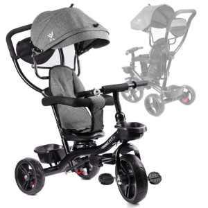 Rowerek Trójkołowy Trike Fix Lite Szary