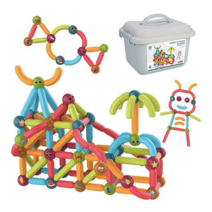 Woopie Magnetyczne Klocki Konstrukcyjne Edukacyjne 128 El.