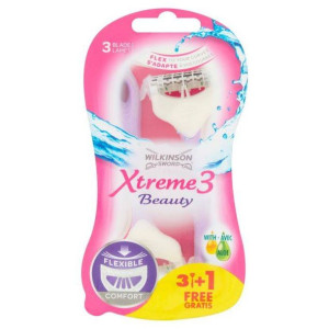 Wilkinson Women Xtreme3 Beauty Jednorazowe maszynki do golenia 4szt.