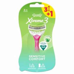 Wilkinson Xtreme3 Sensitive Jednorazowe maszynki do golenia 4szt.