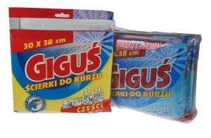 Ścierka Domowa do kurzu Giguś 30cm x 38cm (3 sztuki) x 20 sztuk