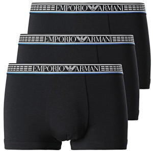 Emporio Armani bokserki czarne męskie 3pack 111357-2R728-50620 L