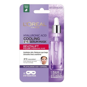 Revitalift Filler [+Kwas Hialuronowy] chłodząca maska z serum pod oczy 11g