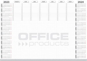 Podkładka na biurko OFFICE PRODUCTS, planer 2023/2024, biuwar 594x420mm A2