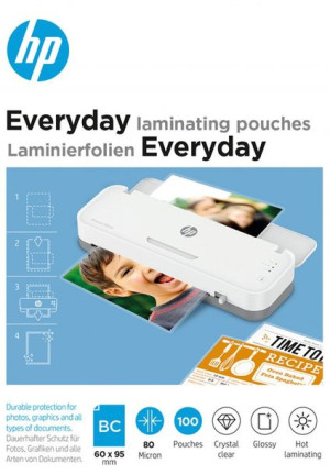 Folie laminacyjne HP EVERYDAY, BUSINESS CARD, 80 mic, 100 szt.,