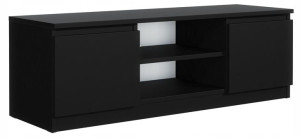 Stolik Szafka Rtv 120cm Czarna Salon