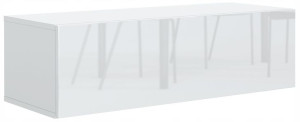Nowoczesna Szafka Wisząca 100cm Biała Front Połysk