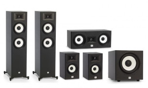 Zestaw Kina Domowego 5.1 Jbl Stage A190 Stage A130 Stage A125c Stage A100p