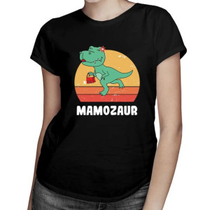 Mamozaur koszulka z zabwnym nadrukiem dla mamy zabawny prezent dzień matki