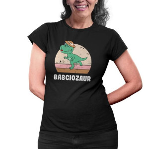 Babciozaur koszulka dla babci dzień babci zabawny nadruk dinozaur