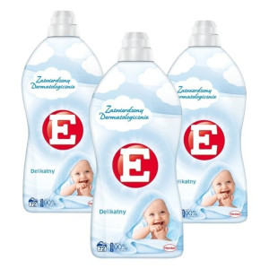 E Delikatny Płyn do Płukania Tkanin 3x1,8l (216pr)