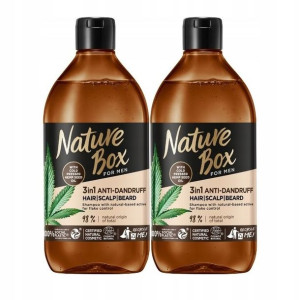 Nature Box Men Szampon Przeciwłupieżowy 2szt