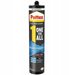 Pattex Klej Montażowy OneForAll Bezbarwny 290g