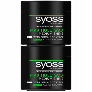 Syoss Max Hold Wosk do Włosów Megamocny 2x 150ml
