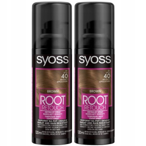 Syoss Root Retoucher Maskowanie Odrostów Brąz x2