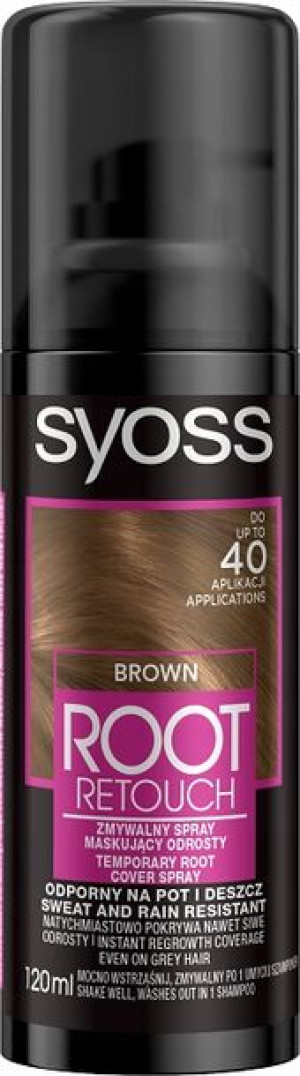 Syoss Root Retoucher Maskowanie Odrostów Brąz