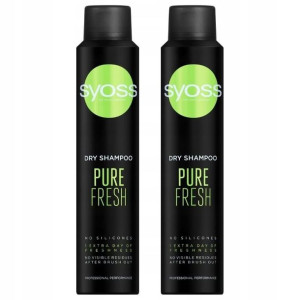 Syoss Pure Fresh Suchy Szampon 2x200ml