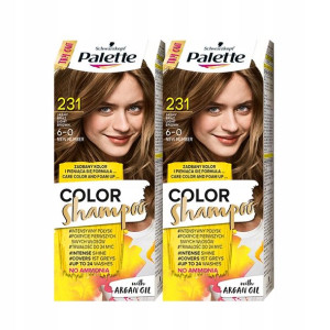 Palette Szampon Koloryzujący 231 Jasny Brąz x 2