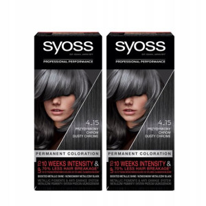 Syoss Farba do włosów 4-15 Przydymiony Chrom x2