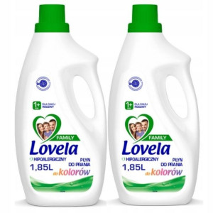 LOVELA Family Płyn do Prania Kolorów 2 x 1,85L 56p